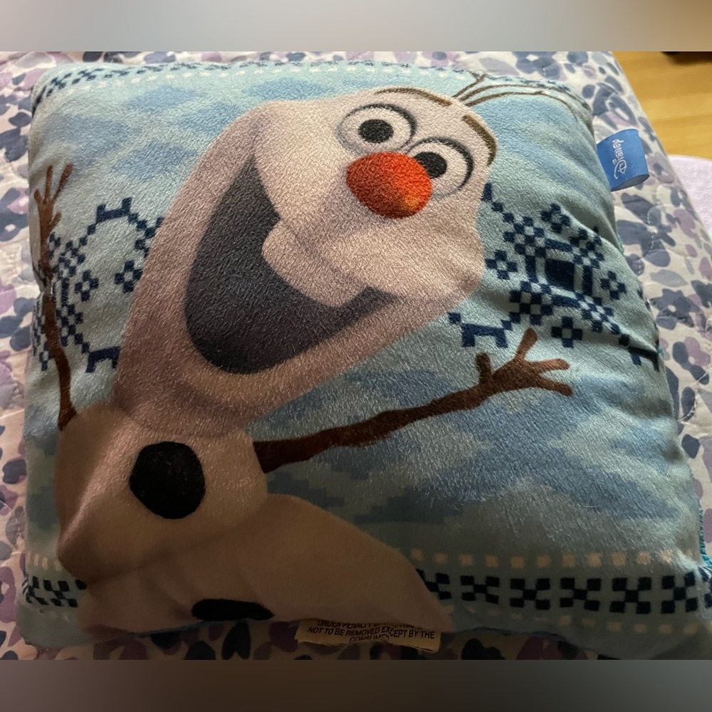 Olaf Pillow 11” x11”